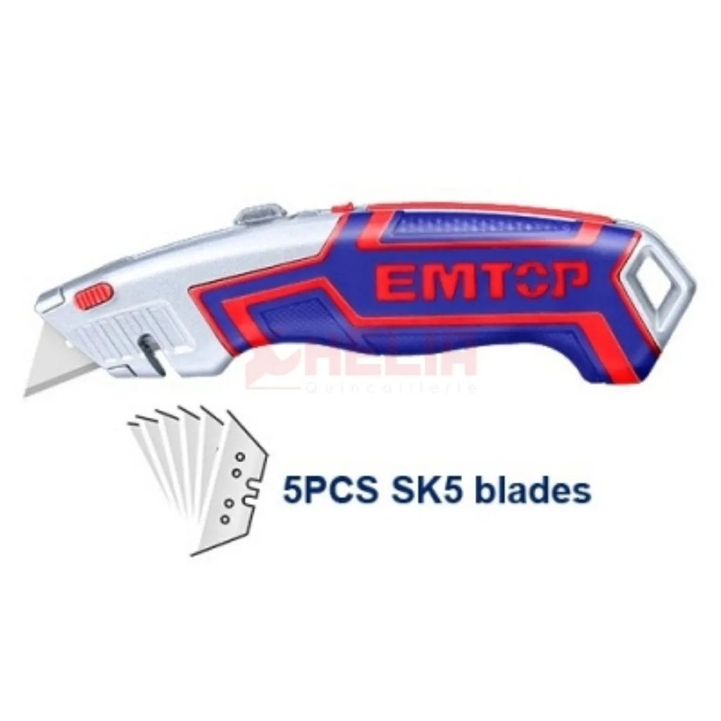 CUTTER METALLIQUE 5PCS EMTOP