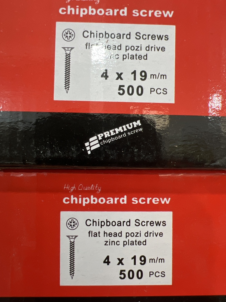 PREMIUM VIS 4*19 500PCS