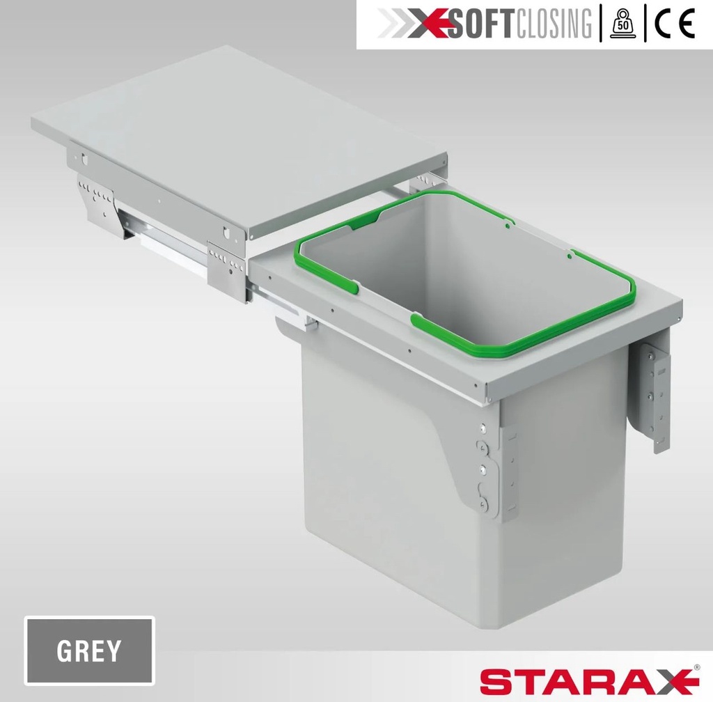 STARAX PORTE POUBELLE 35L 40CM S-2300 G