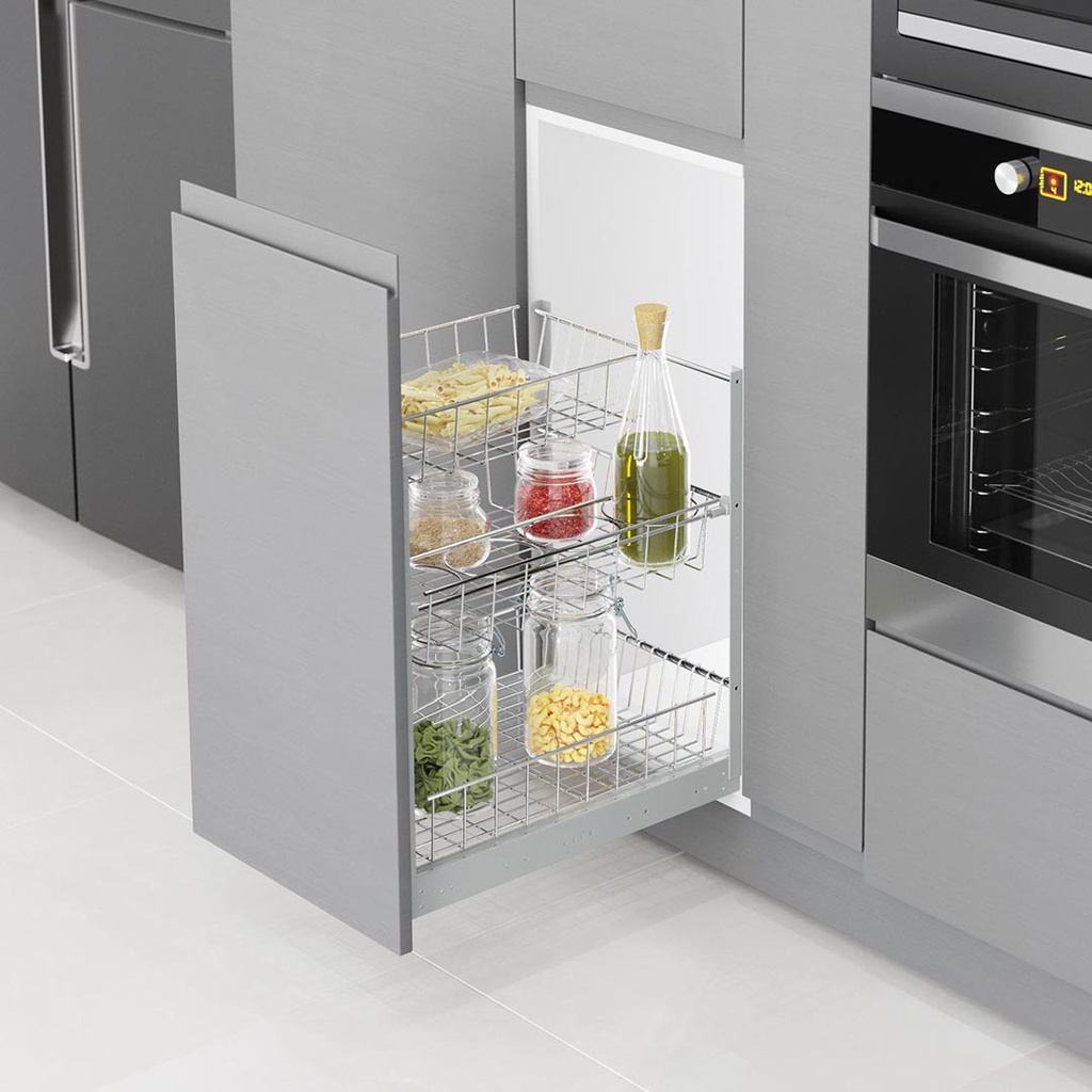 KT PORTE BOUTEILLE 3 ÉTAGES 400MM C1110