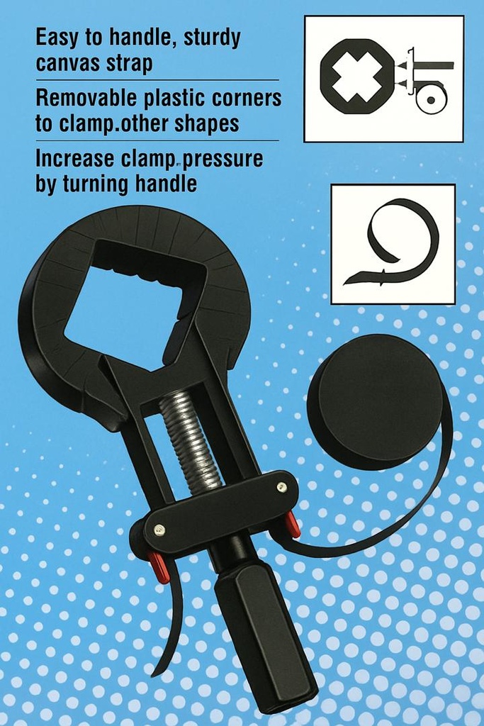 SERRE JOIN CORDE 6MBELT CLAMP