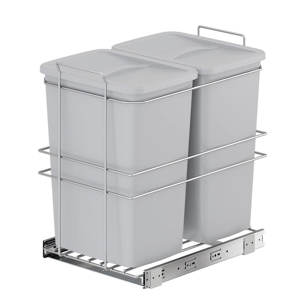 STARAX POUBELLE 40CM 35+35L S-2592