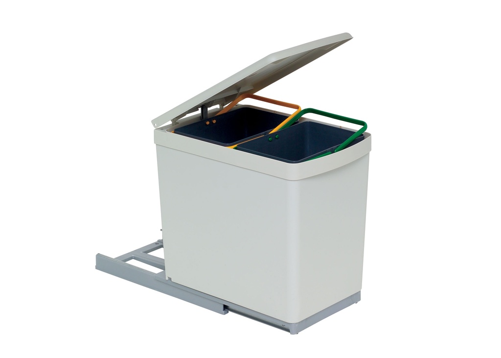 POUBELLE Ecological INOX 7.5+7.5L 964