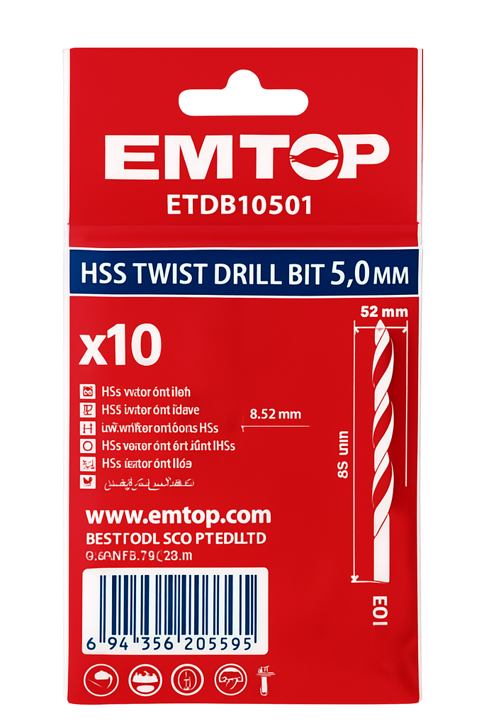 MECHE ACIER EMTOP 5MM