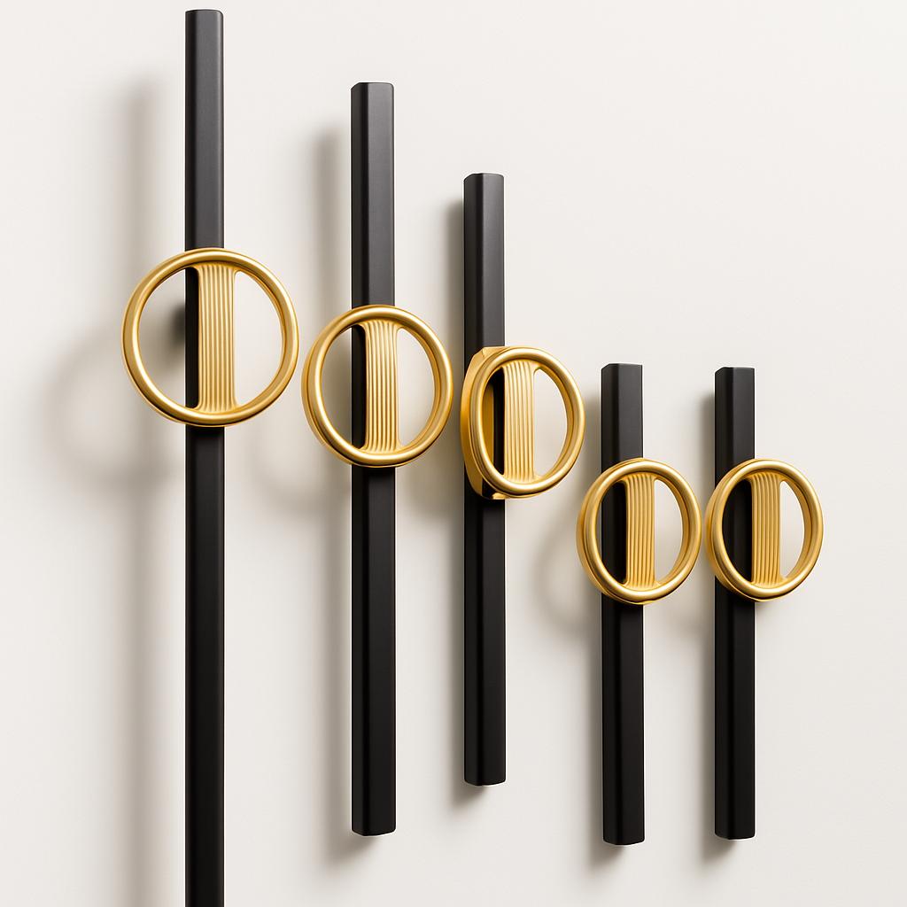 KH POIGNEE DECO 128MM NOIR