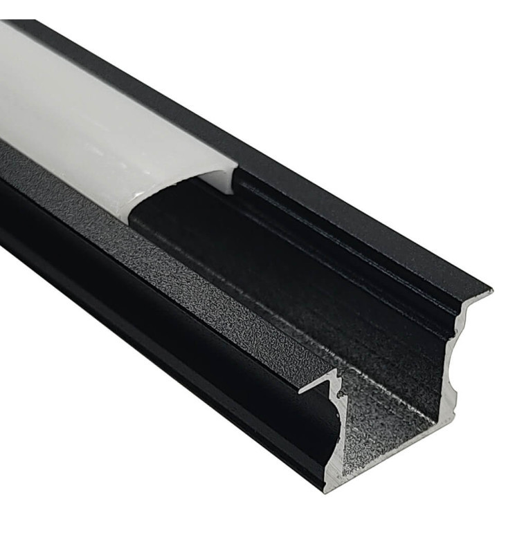 PROFIL LED B10 NOIR 3M