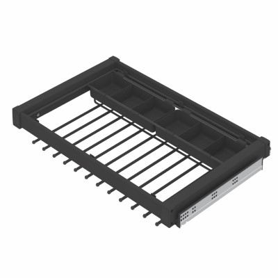 STARAX PORTE PANTALON  FONCTIONNEL ALUMINIUM 60CM S-6711-A