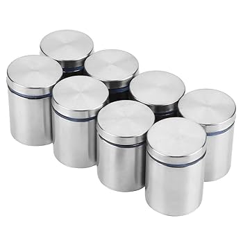 KHA SUPPORT VITRE INOX 19*30