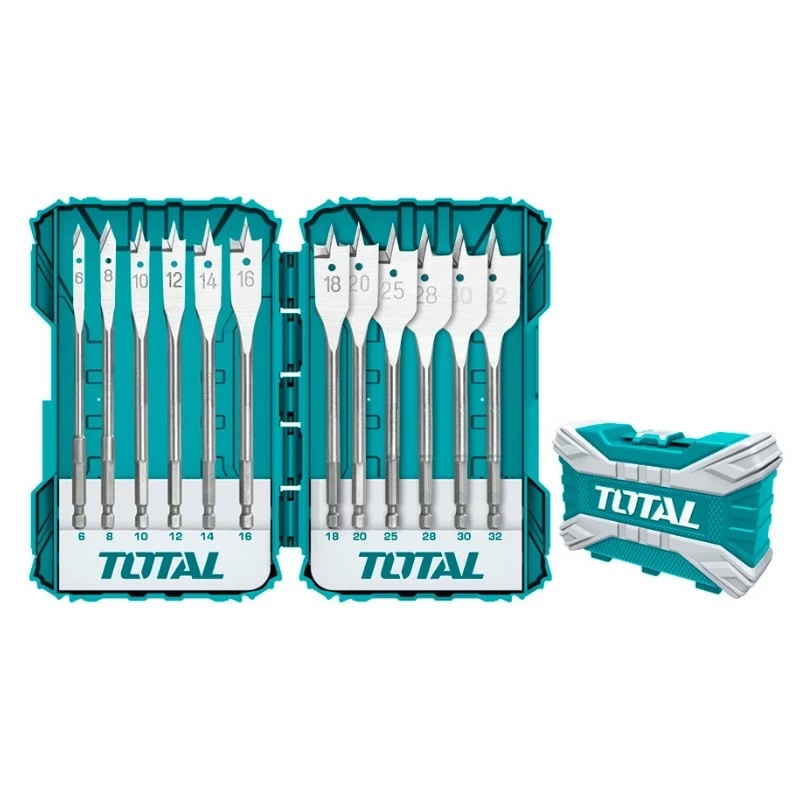 TOTAL JEUX MECHE BOIS 12PCS TACSDL1201