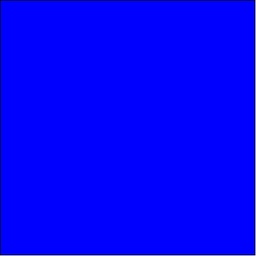 PANNEAU PREMIUM HG BLEU 122*280