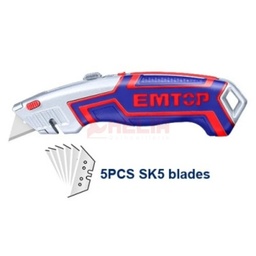 CUTTER METALLIQUE 5PCS EMTOP