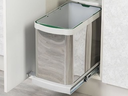 STARAX POUBELLE 40CM 12+12L S-2396