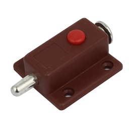 VERROU A BOUTON MARRON SIMPLE