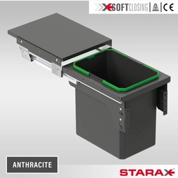 STARAX PORTE POUBELLE 35L 40CM S-2300 A
