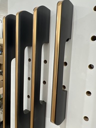 POIGNEE NOIR DORE 1075 160MM