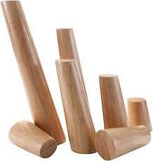 PIED EN BOIS 25CM
