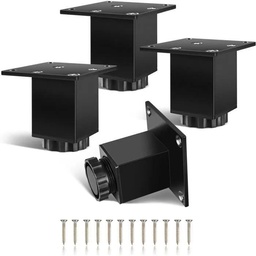 KHA PIED CARRE 10CM NOIR