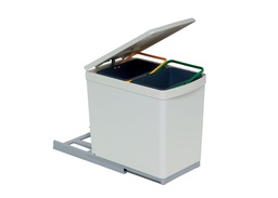 POUBELLE Ecological INOX 7.5+7.5L 964