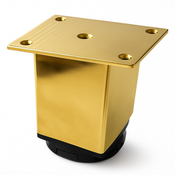 KHA PIED CARRE 6CM DOREE