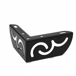 KHA PIED COIN SCULTE NOIR BK